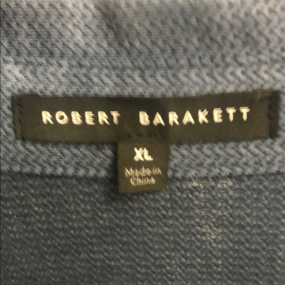 Robert Barakett Blue Casual Button Down Shirt - Picture 2 of 6